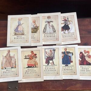 Set of American Girl Kirsten and Felicity Books